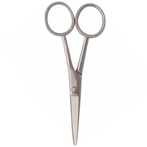 High Quality Dall Finish <b>Beard</b> Hair Cutting <b>Scissors</b> Sand Finish Metal Steel Mustache <b>Scissor</b> Razor Edge Sharp <b>Scissor</b> For Salon - Product Image 5