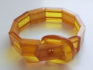 Brazalete Geométrico de Acrílico, Joyería de Moda con Resina Multicolor, Brazaletes Unisex Modernos - Product Image 6