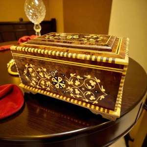 Artesanía de Madera de Tuya Marroquí de Lujo, Hecha a Mano, Raíz de Tuya Natural, Decoración Tradicional Marroquí para el Hogar, Regalo - Product Image 1