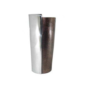 High Polished Nickel Plated with Brown Antique Dual Tone Floor Flower <b>Vase</b> Home Hotel and Restaurant Decor Flower <b>VAse</b> - Product Image 1