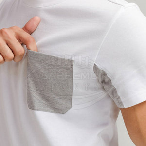 Camisetas de Cuello Redondo para Hombre, Manga Corta, Casuales, 100% Algodón, Transpirables, Ecológicas, Antiarrugas, de Secado Rápido, Ajuste Holgado - Product Image 3