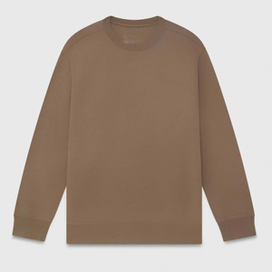 Sweat-shirt à col rond en molleton d'hiver 100% coton brodé, confortable et douillet, pour hommes et femmes - Vêtement décontracté et quotidien - Product Image 1