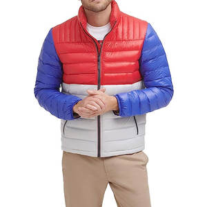 เสื้อแจ็คเก็ตบุผ้านวมสำหรับผู้ชาย ด้านหน้าเป็นวัสดุรักษ์โลก สามารถใส่กลับด้านได้ น้ำหนักเบา ใส่สบายในฤดูหนาว ดีไซน์ทันสมัย เหมาะสำหรับสวมใส่ในชีวิตประจำวัน เดินทางท่องเที่ยวกลางแจ้ง และสภาพอากาศหนาวเย็น - Product Image 1