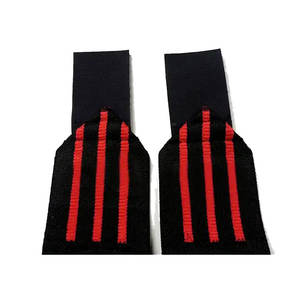 Muñequera de algodón con logotipo personalizado OEM, soporte de entrenamiento de gimnasio de levantamiento de pesas ventilado para ejercicio CrossFit - Product Image 2