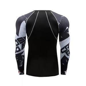 GAF vente en gros de produits de grande qualité fabricant meilleure vente en ligne de vêtements d'entraînement MMA Rash Guard pour hommes - Product Image 4