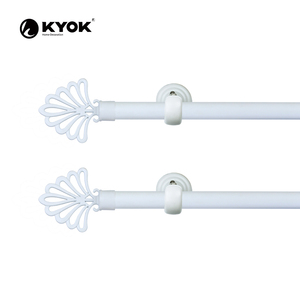 ปลายม่าน KYOK ดีไซน์ทันสมัย สีขาวดำ ทำจากพลาสติก ติดตั้งง่าย สำหรับตกแต่งบ้าน - Product Image 4