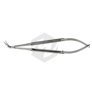 Micro tijeras profesionales en ángulo 60 longitud de la hoja 15 mm puntas afiladas/afiladas longitud Total 165 mm 6,12 pulgadas) instrumentos médicos - Product Image 6