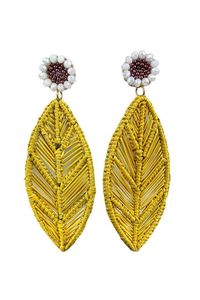 Boucles d'oreilles en perles colorées faites à la main pour les femmes tendance longue frange perle de rocaille accessoires de mode personnalisables - Product Image 6