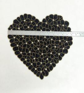 Mantel Individual de Lujo con Cuentas Hechas a Mano, Aspecto Elegante, Centro de Mesa Decorativo Dorado de Glowin Fashion - Product Image 5