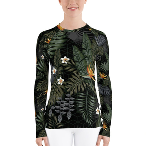 Venta al por mayor de alta calidad Jiu Jitsu Fitness impreso manga larga Mma para mujeres Bjj Rashguard Rash Guard logotipo personalizado - Product Image 6