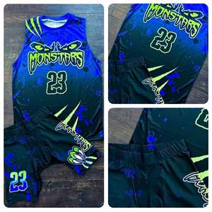 Venta al por mayor de ropa de fútbol americano personalizada de secado rápido transpirable 7v7 equipo de compresión sublimada logotipo nombre Número impresión estilo conjunto - Product Image 4