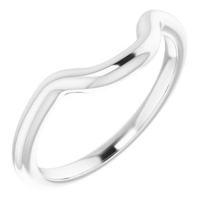 Stuller Wedding Band 51243:1086P SS - Product Image 1