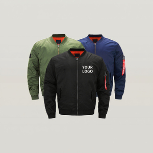 Chaqueta Bomber de Invierno para Hombre de Alta Calidad con Cuello Alto, Tejido de Ganchillo, Cierre de Cremallera, Logotipo Personalizado Bordado, Impresión, Impermeable - Product Image 5