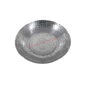 Cuenco de Metal moderno personalizable de alta calidad de mediados de siglo, vajilla decorativa en relieve de latón ecológica/vajilla pulida para - Product Image 3