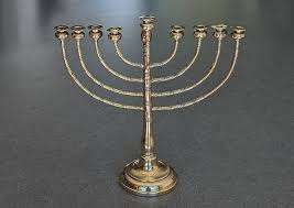 Silver Aluminium Menorah for Christmas Elegant and Durable Hanukkah Candelabrum - Product Image 3