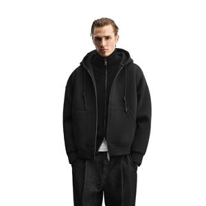 Sudadera con Capucha Personalizada para Hombre, con Cierre, 380 Gsm, Mezcla de Algodón, con Logotipo Bordado Personalizado para Invierno - Product Image 1