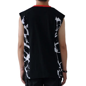 OEM Custom Men Tank Top Summer Polyester <b>Sleeveless</b> <b>Shirt</b> Breathable Gym Wear with Sublimation Print Design Casual Style - Product Image 3