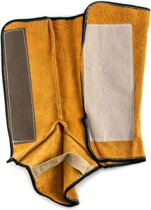 เครื่องเชื่อมหนังแบบแยกส่วนสำหรับงานหนักที่กันความร้อนที่ป้องกันขาพร้อมตะขอและห่วงสำหรับการป้องกันในอุตสาหกรรม - Product Image 6