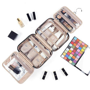 2025 nouveau Design pour sac cosmétique en tissu Polyester rose avec fermeture à glissière de taille moyenne usine directe meilleur choix Vietnam - Product Image 4