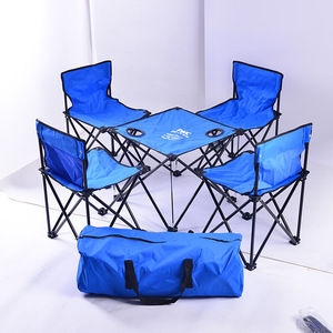 Mini Juego <span class=keywords><strong>de</strong></span> Mesa y Sillas Plegables <span class=keywords><strong>para</strong></span> Exteriores <span class=keywords><strong>de</strong></span> 5 Piezas <span class=keywords><strong>para</strong></span> Acampar (<span class=keywords><strong>4</strong></span> <span class=keywords><strong>Personas</strong></span>), Playa, Barbacoa y Descanso. - Product Image 1