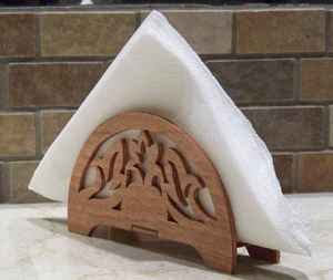 Anneaux de serviette en bois d'acacia de collection chaude pour la décoration et les accessoires élégants de table de dîner aux chandelles - Product Image 1