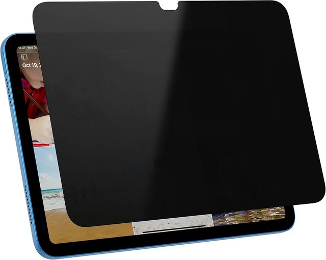 9Hardness2.5D Edge Privacy  Tempeered Glass Screen Protector for iPad 10th/11th Gen 2022/2025 10.9/11" A16