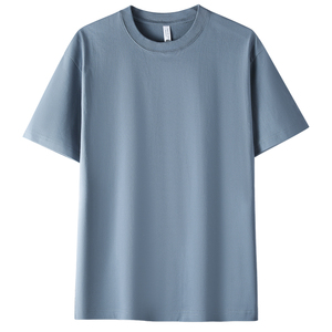 Camisetas de algodón informales de verano para hombre, camisetas de manga corta de Color sólido, cómodas camisetas holgadas de moda con cuello redondo, optan por el estilo - Product Image 6