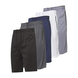 Equipo atlético de gimnasio de calle para hombre, tendencia personalizada, pantalones cortos de malla de desgaste activo de 5 pulgadas, transpirables, 100% poliéster, secado rápido - Product Image 6