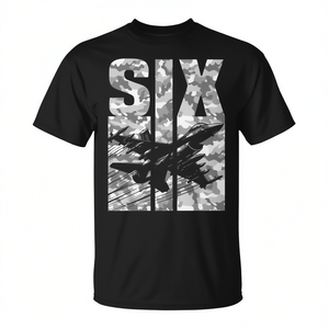 T-shirt camouflage militaire pour garçons de 6 ans, produit promotionnel pour le 6ème anniversaire - Product Image 2