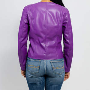 Chaquetas de Cuero Genuino para Mujer al Mejor Precio, Moda Femenina, Nueva Llegada, Personalizadas, Impermeables, Resistentes al Viento, Ecológicas, de Nailon, al por Mayor - Product Image 5