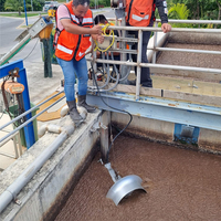 Agitateur de traitement des eaux usées à haute vitesse stable, mélangeur d'eaux usées submersible