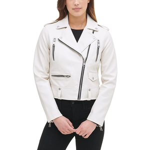 Vestes universitaires pour femmes, design personnalisé, haute qualité, manches en cuir et laine, style streetwear, résistantes à l'eau et au vent - Product Image 2