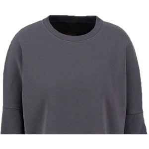 Sweat-shirt en polaire brodé écologique pour femme, respirant, coupe-vent, col rond, manches longues, 340 grammes, devant - Product Image 4