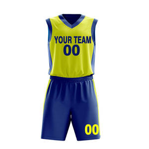 Tenues de basketball pour adultes, kits de basketball personnalisés originaux, maillots et shorts de basketball avec logo imprimé par sublimation - Product Image 5