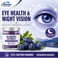 Extrait de Myrtille 25% Anthocyanidines en Poudre Santé Oculaire Antioxydant Nutraceutique
