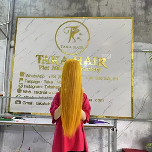 Vendor Virgin Hair Extensions Wholesale Wigs Closure 5x5 Straight Bones Orange Color, Hair Suppliers Vietnamese