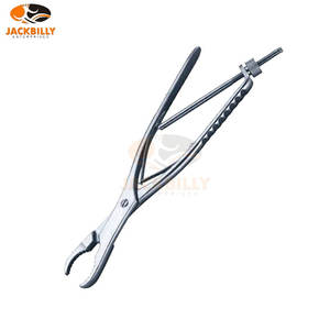 Fórceps de sujeción de hueso Ulrich, instrumentos quirúrgicos ortopédicos, estabilización de alineación ósea, acero inoxidable de alta calidad - Product Image 5