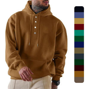 New Trend Unisex Winter Hoodie 100% Cotton <b>Thick</b> <b>Fleece</b> Warm Pullover Stylish Design Comfortable - Product Image 1