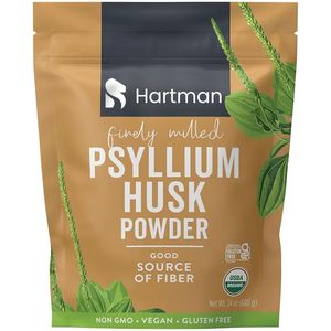 Polvo de cáscara de psyllium de alta fibra para adultos Soporte de digestión Desintoxicación corporal de intestinos regulares; No para mujeres embarazadas - Product Image 1