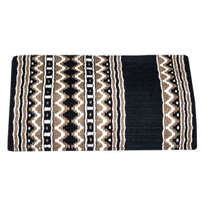 Durable 100% lana diseño personalizado Western Show silla de montar manta OEM al por mayor para Rodeo y desfiles de caballos - Product Image 1