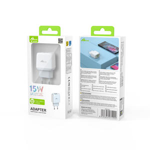 MTC-01อะแดปเตอร์ USB 15W แบบคู่สำหรับเดินทางอเนกประสงค์สีขาวอุปกรณ์เสริมสำหรับชาร์จในบ้าน - Product Image 1