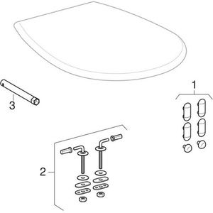Siège de toilette universel <span class=keywords><strong>Geberit</strong></span> RENOVA Manhattan - Product Image 5