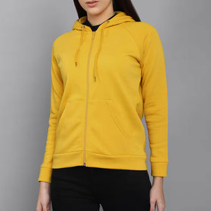 Vêtements d'hiver pour femmes à la mode, respirants et confortables, sweat à capuche avec fermeture éclair, col à capuche, prix bas - Product Image 5
