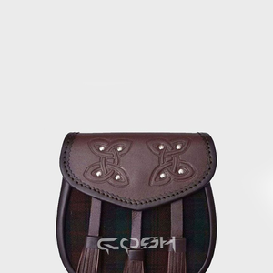 Mejor Sporran Escocés de Cuero para Hombre, Sporran Highland White Rabit con Emblema de Cardo, Sporran para Piper Escocés - Product Image 5