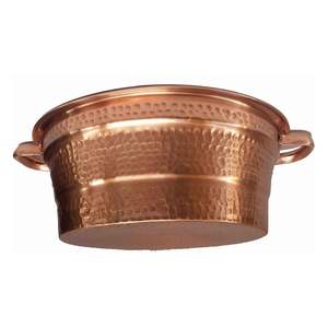 Bol de spa en cuivre écologique artisanal pour la thérapie ayurvédique fête de trempage des pieds utilisation décorative de bien-être à la maison - Product Image 3