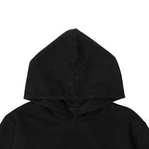 Sweat à capuche oversize pour homme, coton biologique 320 g/m², impression 3D, hiver, entraînement, sans cordon de serrage - Product Image 3