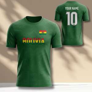 Set Personalizzato di Maglie da Calcio Bolivia con Nome e Numero per la Coppa del Mondo 2026, Accessori per Tifosi - Product Image 1