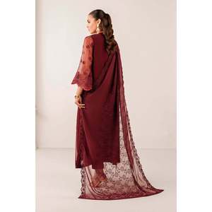 Dupatta longue en georgette plissée à impression numérique de qualité supérieure pour filles - Product Image 2