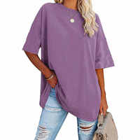 Camisetas de Verano con Diseño Gráfico de Última Moda, Calidad Premium, para Mujer, Tallas Grandes, con Cierre, Diseño Personalizado Estampado