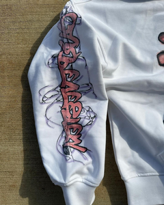 Sudadera con Capucha para Hombre de Primera Calidad, Último Diseño, con Pedrería, Nueva Llegada, Cierre de Cremallera, Lavado a la Piedra, Serigrafía - Product Image 5